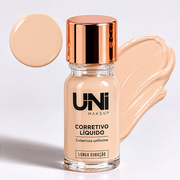 Corretivo Líquido Coverage Concealer - Uni Makeup Cor 1