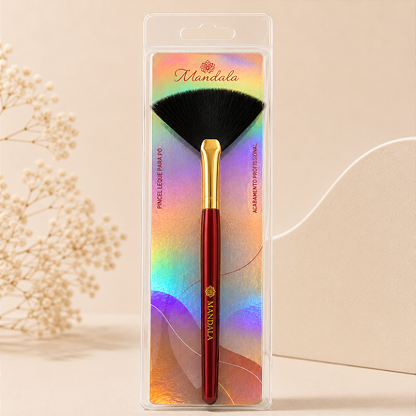 Pincel Leque Iluminador Mandala PM-544