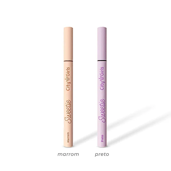 Caneta Delineadora Sweetie City Girls Ponta Fina 0,5g