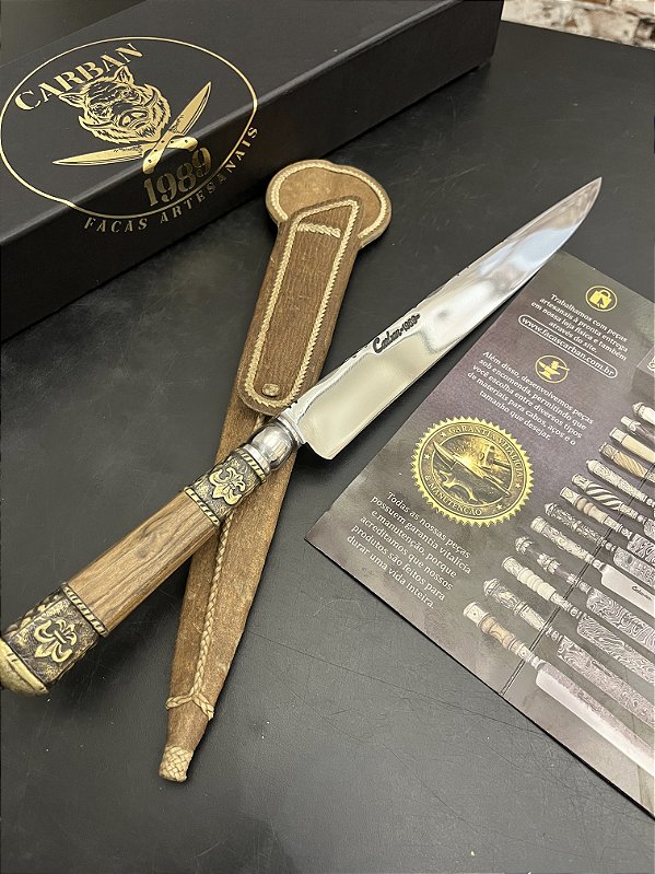 Faca Forjada Carbono