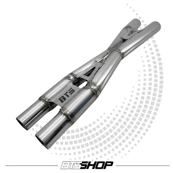 Escapamento X-Pipe Aço inox 304 para Ford Mustang 2018-2025