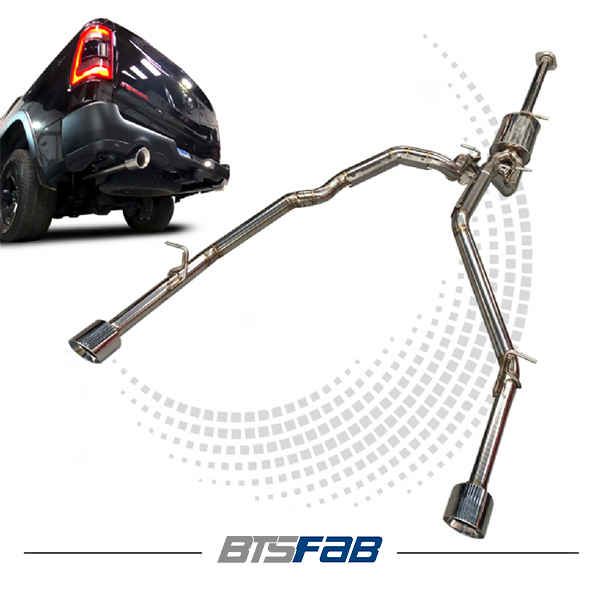 Escapamento Esportivo BTS Completo Dodge RAM 1500 2019 - 2025