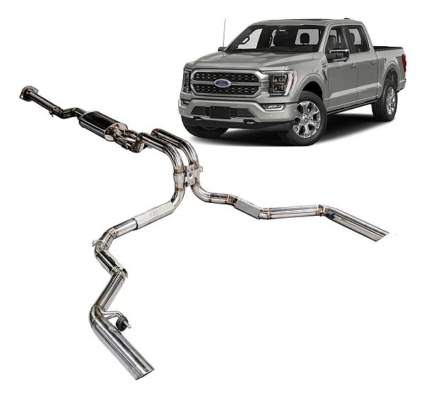 Escapamento Esportivo BTS Completo Ford F150