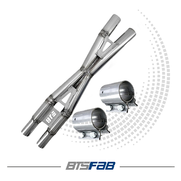 X-Pipe Para Mustang S550 c/ Abraçadeiras