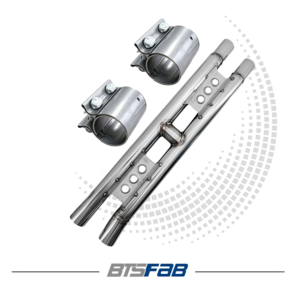 H-Pipe Ford Mustang S550+ c/ Abraçadeiras