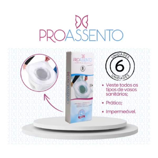 ProAssento Protetor de Assento Sanitário Descartável – Higiene e Segurança