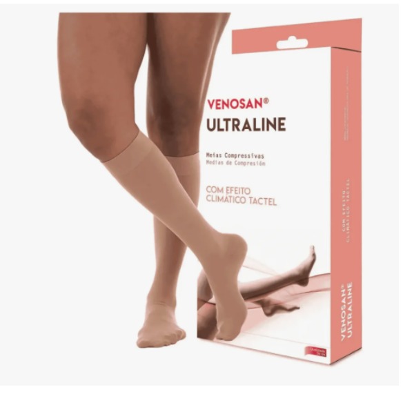 Meia Compressão 3/4 Venosan Ultraline 20-30 mmhg