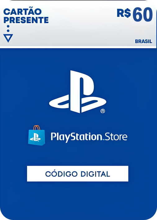 R$60 PlayStation Store - Gift Card Digital