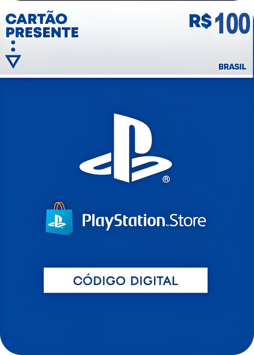 R$100 PlayStation Store - Gift Card Digital