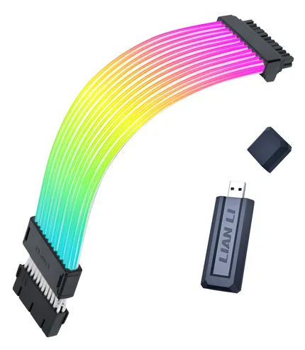 Cabo Extensor Lian Li Strimer Wireless, ARGB, 24 Pinos