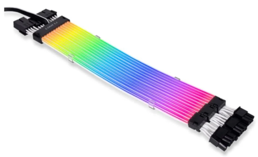 Cabo Extensor Lian Li Strimer Plus V2 Triple, RGB, 8 Pinos