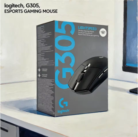 Mouse Gamer Sem Fio Logitech G305 70g Ultra-Leve 16000DPI RGB