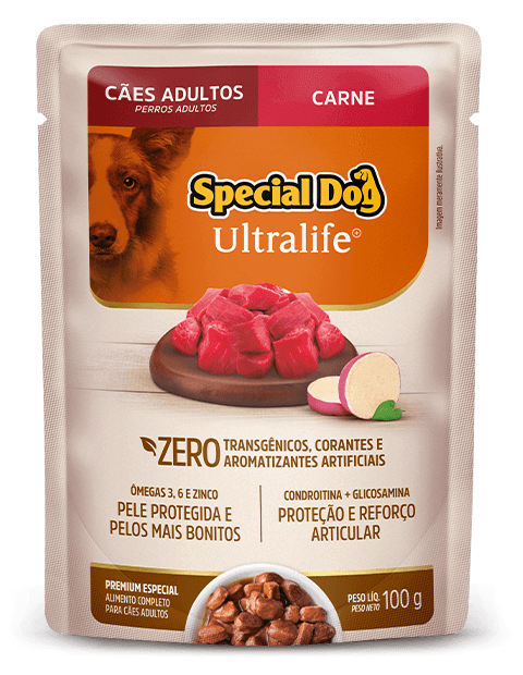 Sachê Special Dog Ultralife Carne 100g