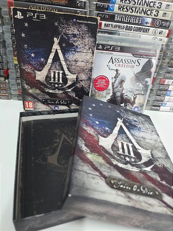 Assassin's Creed III Join or Die - PS3 (Box - EUR/Jogo BR)