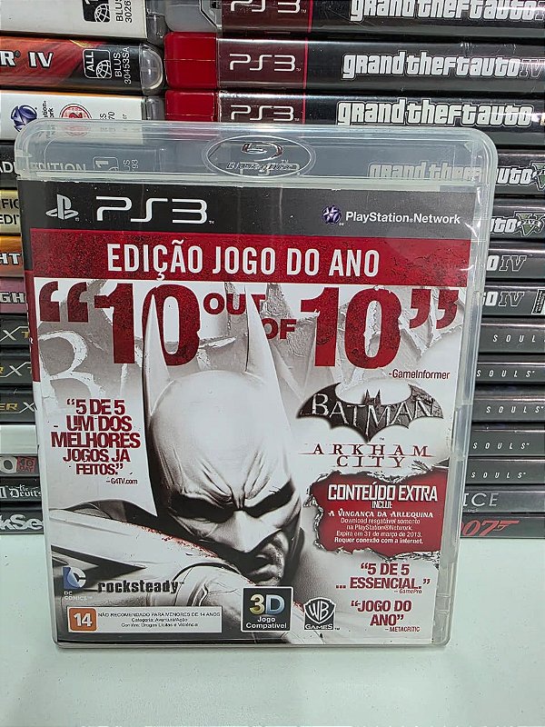 Batman Arkham City Edição jogo do ano - PS3 (BR/CIB)