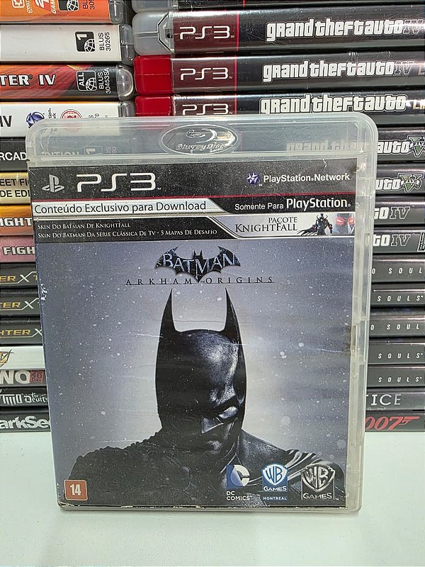 Batman Arkham Origins - PS3 (Capa quebrada)