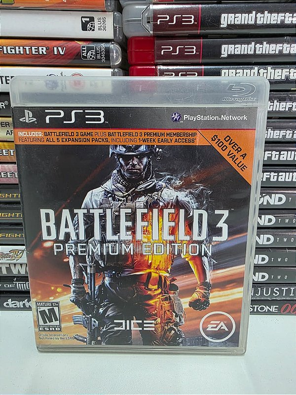 Battlefield 3 Premium Edition - PS3 (USA/CIB)