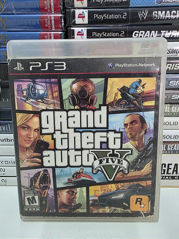 Capa GTA V - PS3 (USA)