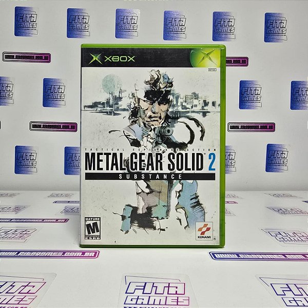 Metal Gear Solid 2 Substance - XBOX (USA/Sem manual)