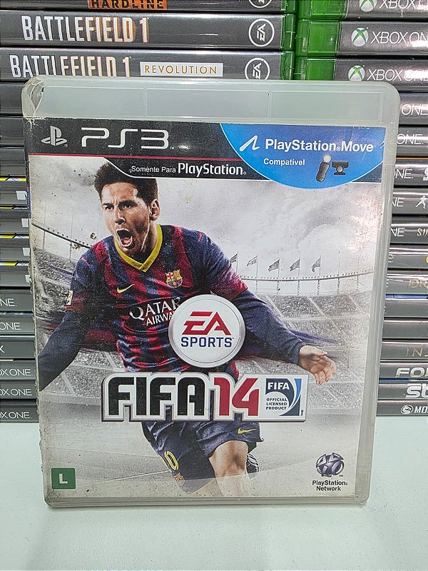 Fifa 14 - PS3 (Sem manual e Capa quebrada)