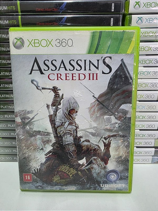 Assassin's Creed III - XBOX 360 (BR/Sem manual)