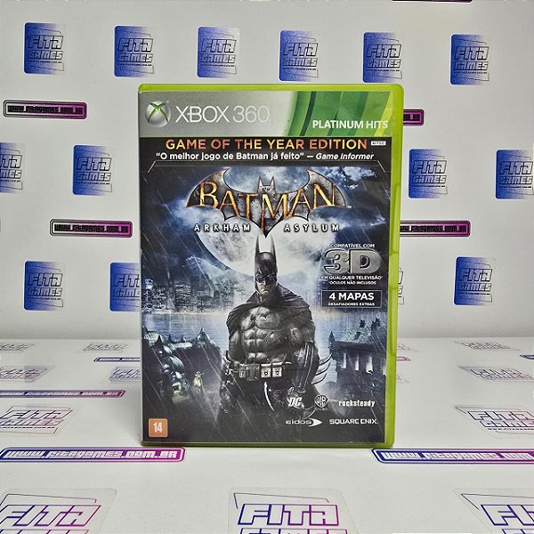 Batman Arkham Asylum GOTY PH - X360 (Com riscos)