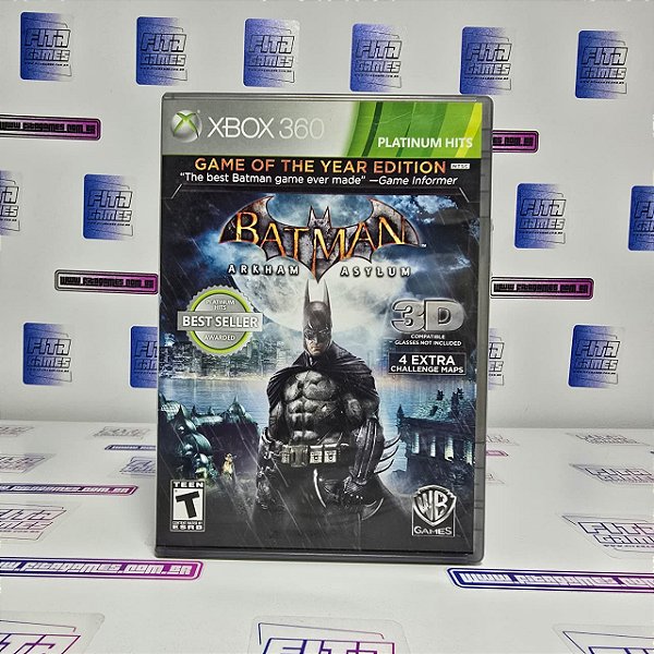 Batman Arkham Asylum GOTY PH - X360 (USA/CIB)