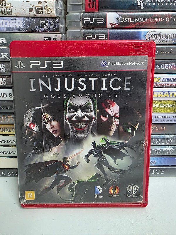 Injustice Gods Among Us - PS3 (BR/Capa quebrada)