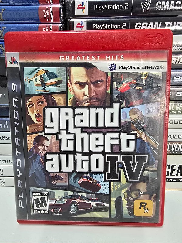 GTA IV Greatest Hits - PS3 (USA/Mapa rasgado)