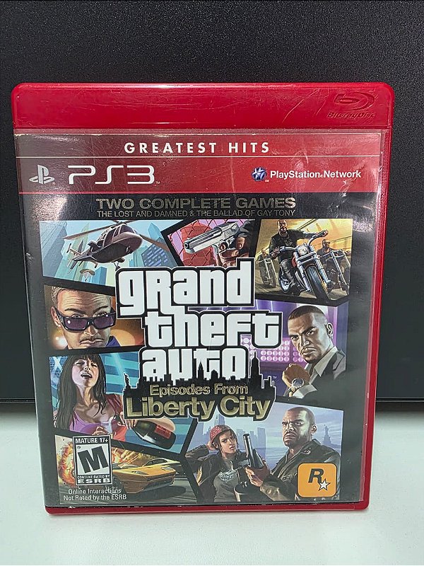GTA Ep From Liberty City TwoCG GH - PS3 (USA/Sem mapa)