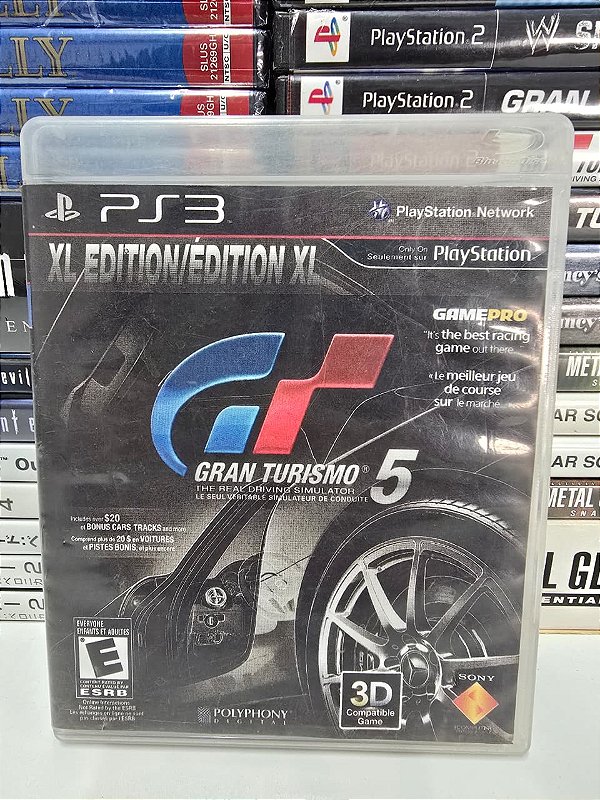Gran Turismo 5 XL Ed - PS3 (Sem manual e capa reimpressa)