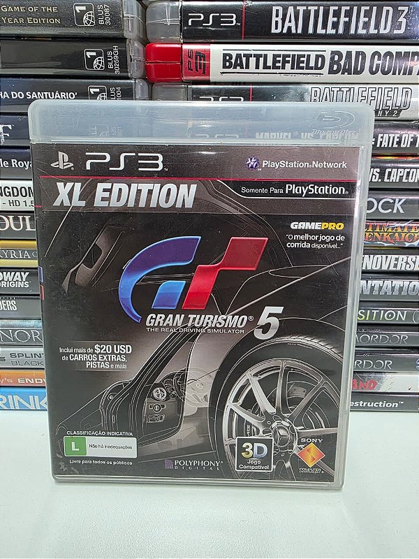 Gran Turismo 5 XL Ed - PS3 (BR/Sem manual)