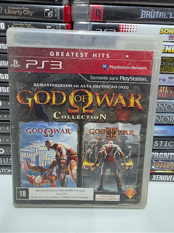 God of War Collection GH - PS3 (BR/CIB com detalhe)