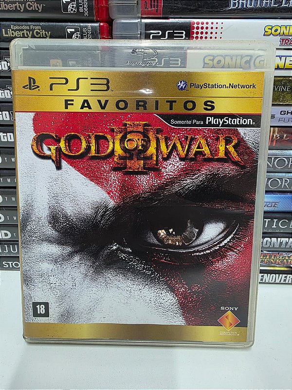 God of War 3 Favoritos - PS3 (BR/CIB)