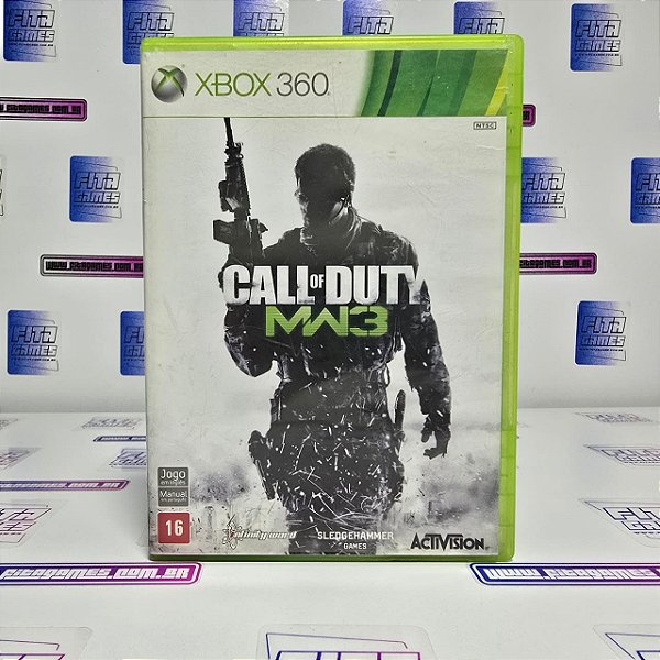 COD MW3 - XBOX 360 (BR/Capa quebrada com riscos)