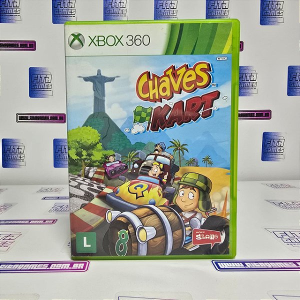 Chaves Kart - XBOX 360 (Sem manual e disco com riscos)