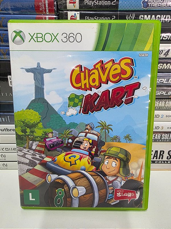 Chaves Kart - XBOX 360 (Sem manual e disco com riscos)