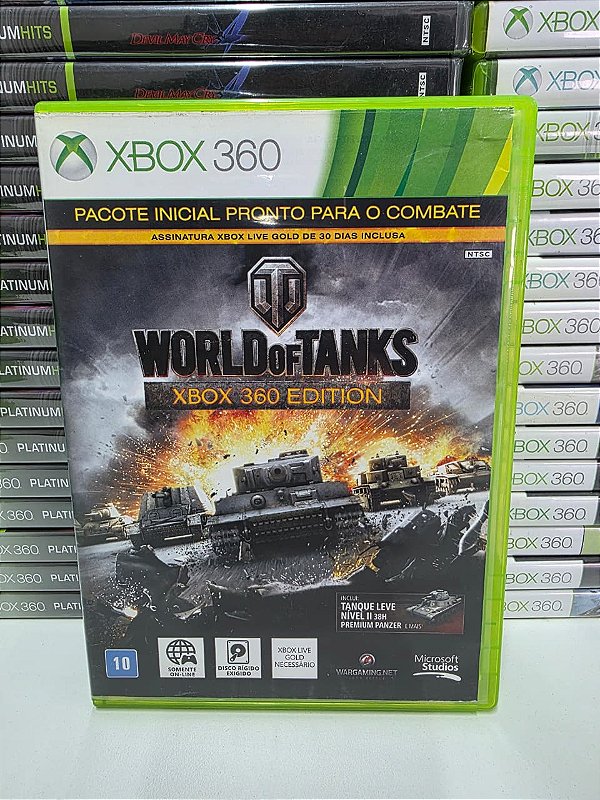 World of Tanks Ed - XBOX 360 (Capa quebrada)