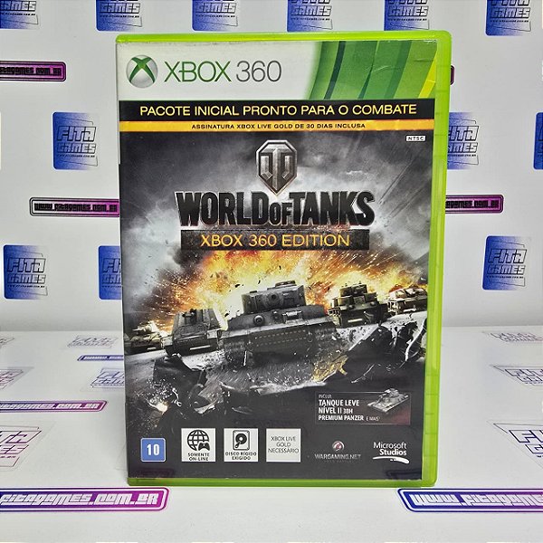 World of Tanks Ed - XBOX 360 (Capa quebrada)