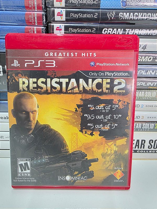 Resistance 2 - PS3 (Obs:USA/Sem manual)