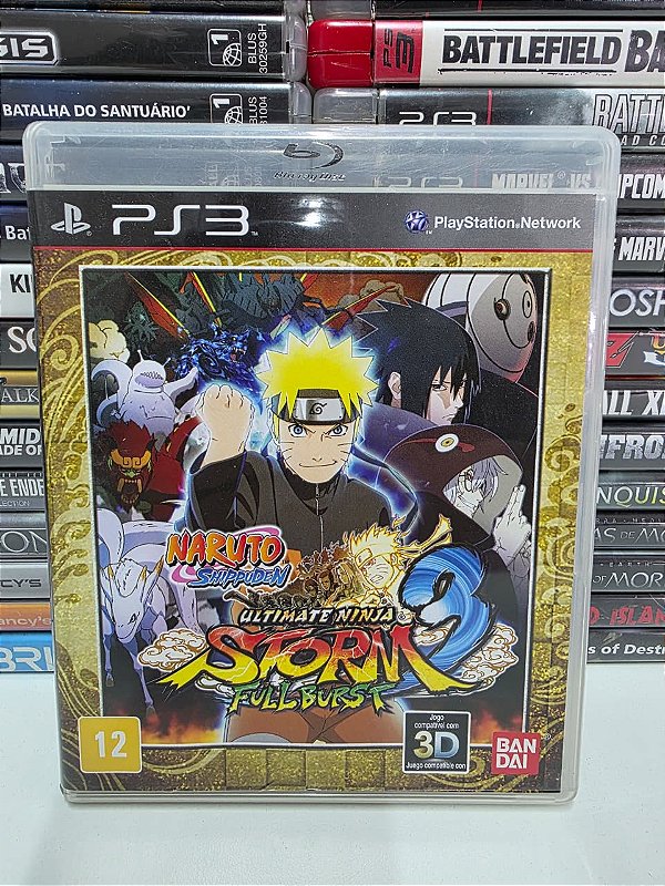 Naruto S: UNS 3 Full Burst - PS3 (BR/CIB)