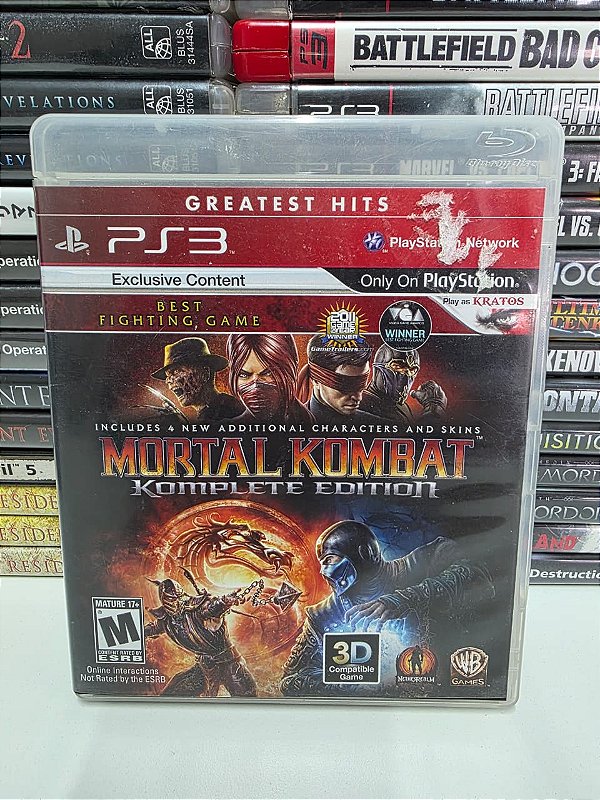 Mortal Kombat Komplete Edition GH - PS3 (USA/CIB)