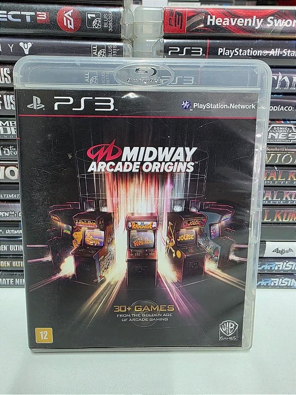 Midway Arcade Origins - PS3 (BR/CIB)