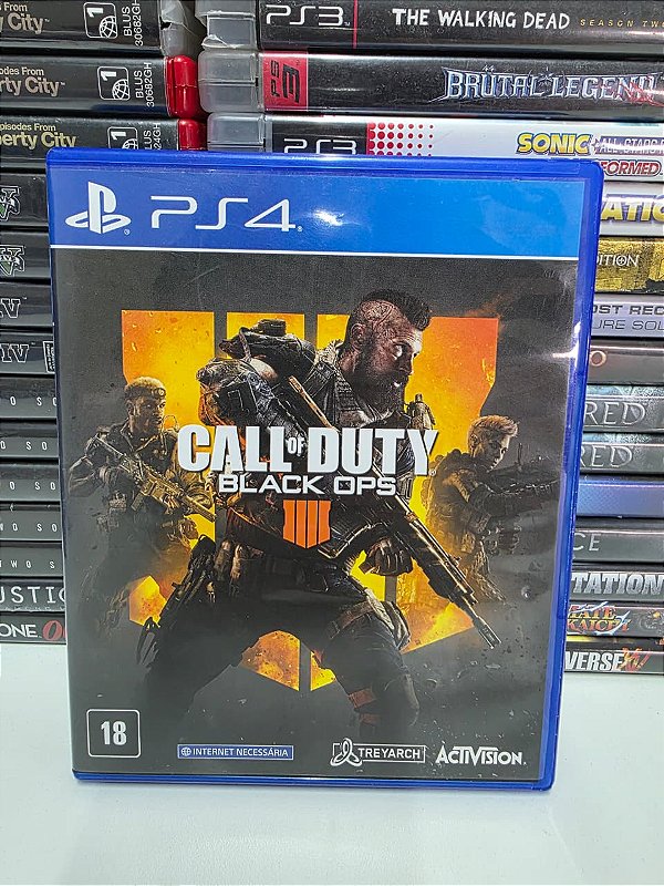 Call of Duty Black OPS 4 - PS4 (BR/CIB)