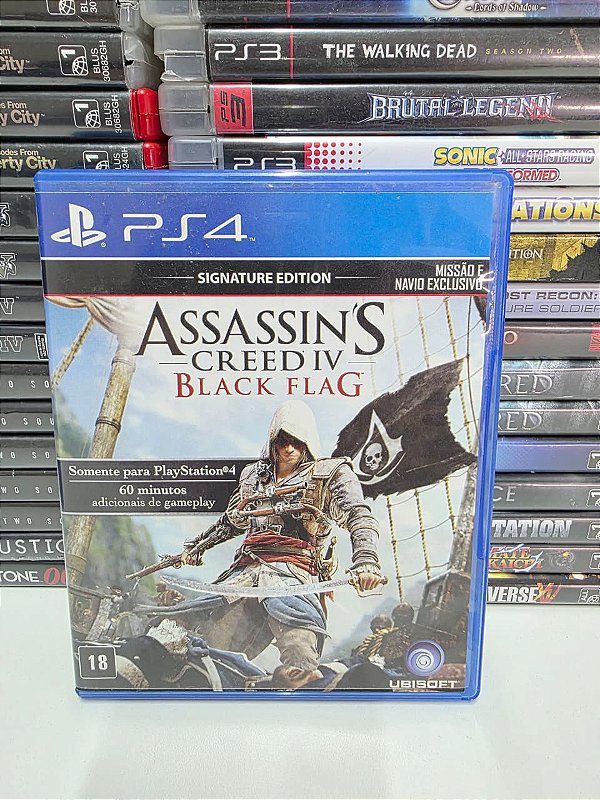 Assassin's Creed 4 Black Flag Signature ED - PS4 (BR/CIB)