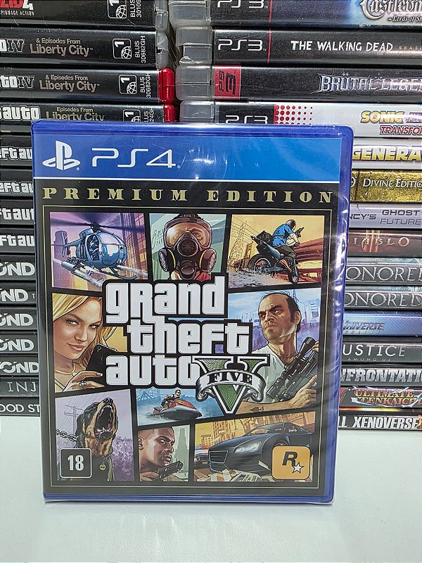 Grand Theft Auto 5 Premium Edition - PS4 (BR/Novo)