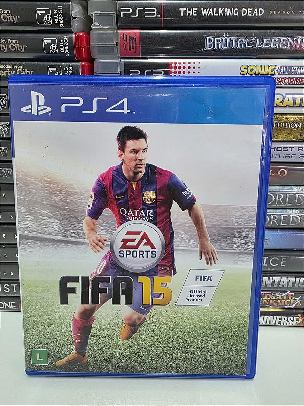 Fifa 15 - PS4 (BR/Trava da capa quebrada)