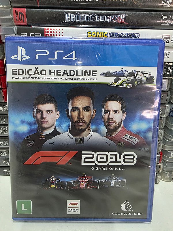 F1 2018 Ed Headline - PS4 (BR/Novo)