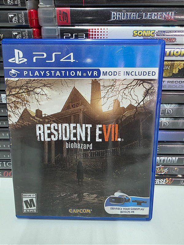 Resident Evil 7 - PS4 (Capa USA/Disco BR)