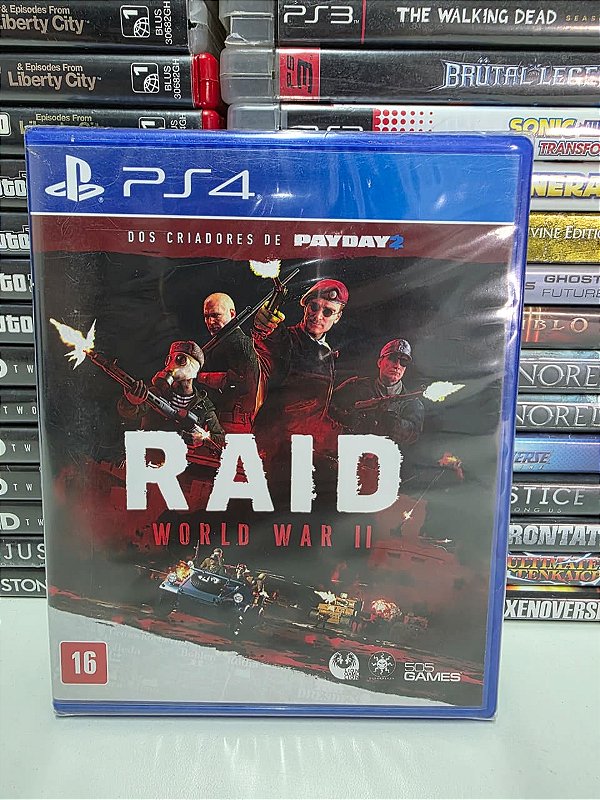 Raid World War II - PS4 (BR/Novo)